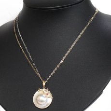 画像7: K18 ルビー マベパール ペンダントトップ 4.9g (7)