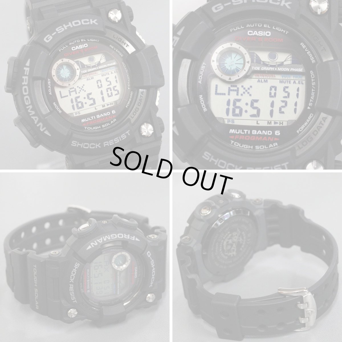 画像2: カシオ G-SHOCK MASTER OF G-SEA FROGMAN(GWF-1000-1JF) (2)