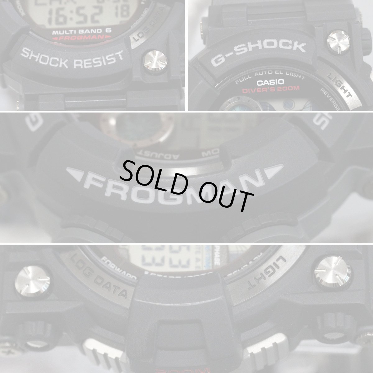 画像3: カシオ G-SHOCK MASTER OF G-SEA FROGMAN(GWF-1000-1JF) (3)