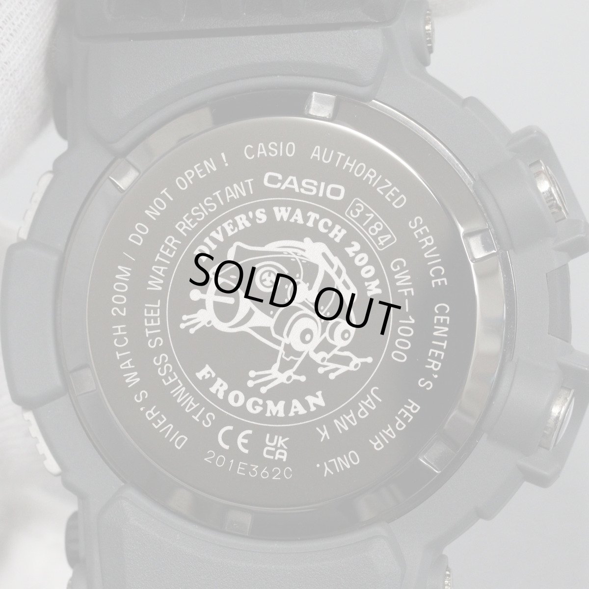 画像6: カシオ G-SHOCK MASTER OF G-SEA FROGMAN(GWF-1000-1JF) (6)