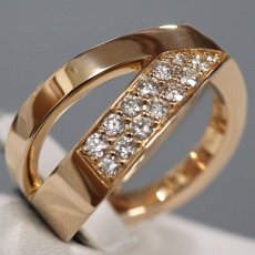 画像2: 750PG アトラス X ワイド ダイヤモンド リング D0.51 9.2g #12 内外箱 (2)