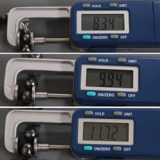 画像7: タサキ ブラックパールネックレス K14WG金具 8.2-11.7mm 48cm 65.6g (7)