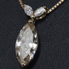 画像7: K18PG ダイヤモンドペンダント D2.002 D0.18 3.5g 44cm アジャスター付 (7)