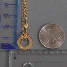 画像8: 750YG ラブペンダント 6.3g 40cm(B7219500)内外箱 保証書 (8)