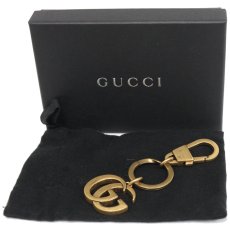 画像1: グッチ ダブルG キーチェーン(817379)箱 保存袋 (1)