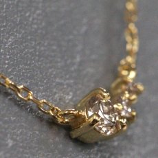 画像2: ヨンドシー K18 ダイヤモンド ネックレス 1.0g 39cm 内外箱 (2)