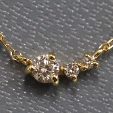 画像3: ヨンドシー K18 ダイヤモンド ネックレス 1.0g 39cm 内外箱 (3)