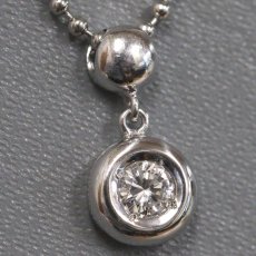 画像1: セイコージュエリー Pt900/850 ダイヤモンド ネックレス D0.12 4.4g 40cm (1)
