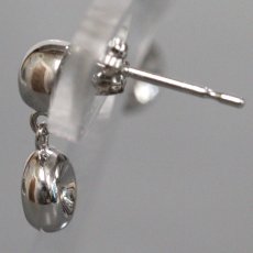 画像6: Pt900 ダイアモンド ピアス 2.9g (6)