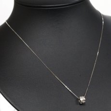画像5: Pt999 ダイヤモンド ペンダント D0.04 4.2g アジャスター付44cm (5)