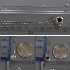 画像8: Pt999 ダイヤモンド ペンダント D0.04 4.2g アジャスター付44cm (8)