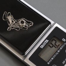 画像9: Pt999 ダイヤモンド ペンダント D0.04 4.2g アジャスター付44cm (9)