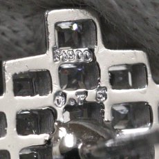 画像7: Pt900 ダイヤモンド ピアス D0.75×2 キャッチ込み5.7g (7)