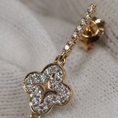 画像2: ARMO ECREVE K18PG/WG ダイヤモンド ピアス D0.13×2 3.6g 販売証明書 (2)
