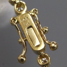 画像4: K18 ダイヤモンド テニスブレスレット D1.05 5.7g 内径18cm (4)