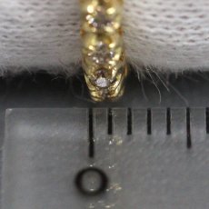 画像7: K18 ダイヤモンド テニスブレスレット D1.05 5.7g 内径18cm (7)