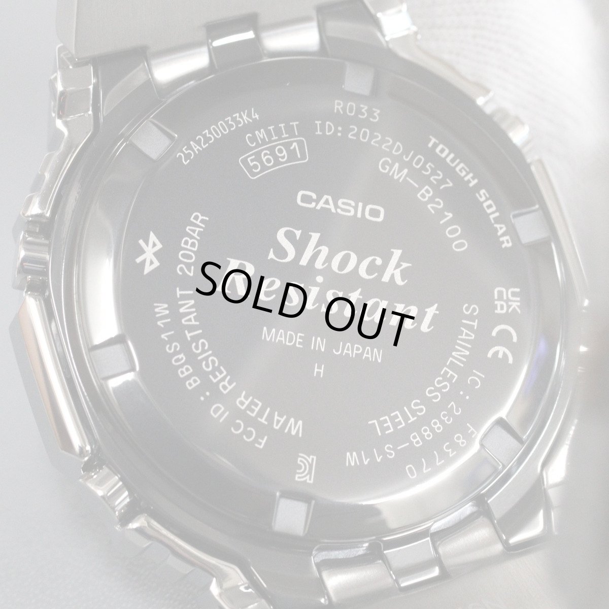 画像7: カシオ G-SHOCK 2100シリーズ フルメタル(GM-B2100BT-1AJF) (7)