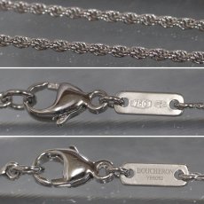 画像8: ブシュロン 750WG セルパンボエム アクアプレーズペンダント エクストラスモール A0.78 D0.03 4.3g 44cm(JPN00654) (8)