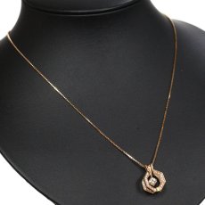 画像6: K18PG ダイヤモンドペンダント D0.498 D0.27 7.1g 45cm アジャスター付 鑑別カード (6)