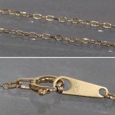 画像8: K18 ダイヤモンド ネックレス スマイルマーク サングラス D0.35 3.2g 40cm (8)