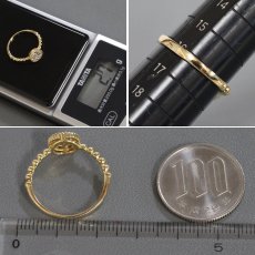 画像7: K18 ダイヤモンド リング D0.50 2.7g #16 (7)