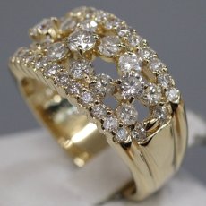 画像3: K18 ダイヤモンド リング D1.50 6.7g #11.5 (3)