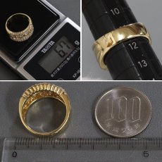 画像8: K18 ダイヤモンド リング D1.50 6.7g #11.5 (8)