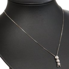 画像5: タサキ K18WG ダイヤモンド ネックレス D0.35 6.0g 50cm (5)