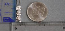 画像8: タサキ K18WG ダイヤモンド ネックレス D0.35 6.0g 50cm (8)