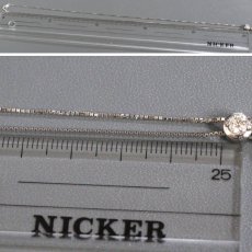 画像9: タサキ K18WG ダイヤモンド ネックレス D0.35 6.0g 50cm (9)