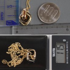 画像8: 750 トリニティ クッション ペンダント 11.5g 60cm(B7224955)内外箱 保証書 (8)