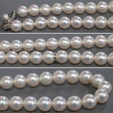 画像6: ミキモト パールネックレス K18WG金具  7.5-8.0mm 43cm 37.8g 箱 (6)