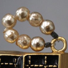 画像3: シャネル ピンブローチ ココマーク フェイクパール マトラッセモチーフ 02A (3)