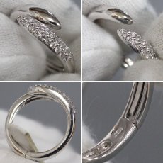 画像5: K18WG ダイヤモンドリング D0.25 4.7g #10.5 (5)