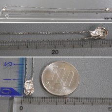 画像8: Pt900/850 ダイヤモンドペンダント D0.220 3.8g 45cm アジャスター付 鑑定書 プラチナ (8)