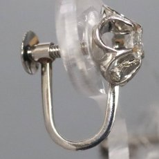 画像3: Pt900 ダイヤモンド イヤリング D0.08×2 2.0g (3)