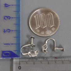 画像7: Pt900 ダイヤモンド イヤリング D0.08×2 2.0g (7)