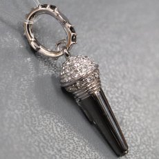 画像3: ローゼンヘムデン K18WG ダイヤモンド ルビー ペンダントトップ マイクモチーフ D0.40 3.3g 鑑別書 (3)