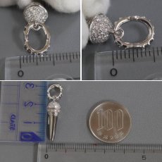 画像8: ローゼンヘムデン K18WG ダイヤモンド ルビー ペンダントトップ マイクモチーフ D0.40 3.3g 鑑別書 (8)