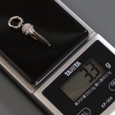 画像9: ローゼンヘムデン K18WG ダイヤモンド ルビー ペンダントトップ マイクモチーフ D0.40 3.3g 鑑別書 (9)