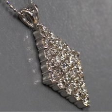 画像3: Pt900/850 ダイヤモンドペンダント D2.00 7.3g 44cm アジャスター付 (3)