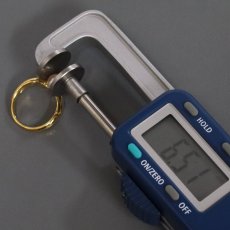 画像6: ミキモト K18 パール カラーストーンリング 0.53 6.0g #10 (6)