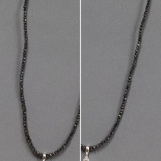 画像5: K18WG ブラックダイヤモンド/ダイヤモンド ペンダント BkD20.00 BkD1.01 D0.46 7.9g アジャスター付き41-46cm 鑑別書 (5)