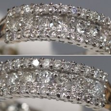 画像4: Pt900 ダイヤモンド リング D1.00 5.6g #13 (4)