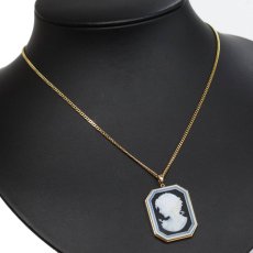 画像6: タサキ K18 ストーンカメオ ペンダントトップ 5.9g (6)
