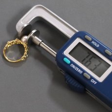 画像5: ミキモト K18 パール ダイヤモンド リング パール7.6mm 5.8g #11.5 (5)