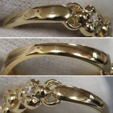 画像6: ミキモト K18 パール ダイヤモンド リング パール7.6mm 5.8g #11.5 (6)