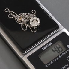 画像9: Pt900/850 ダンシング ダイヤモンドペンダント D0.545 0.46 4.8g 45cm アジャスター付 鑑別書 (9)