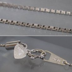 画像8: K18WG ダイヤモンド サファイアペンダント D1.00 S0.10 8.5g 45cm アジャスター付 豹モチーフ (8)