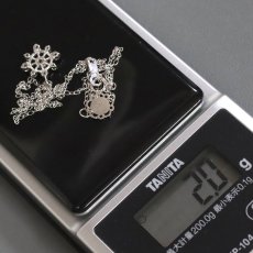 画像10: ヨンドシー K18WG ダイヤモンド ホワイトサファイア ネックレス スノーフレーク 2008年クリスマス限定 2.0g 41cm (10)